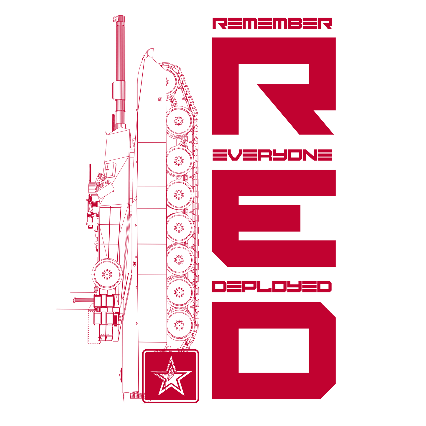 DIA Remember Everyone Deployed R.E.D. Army Edition Hoodie