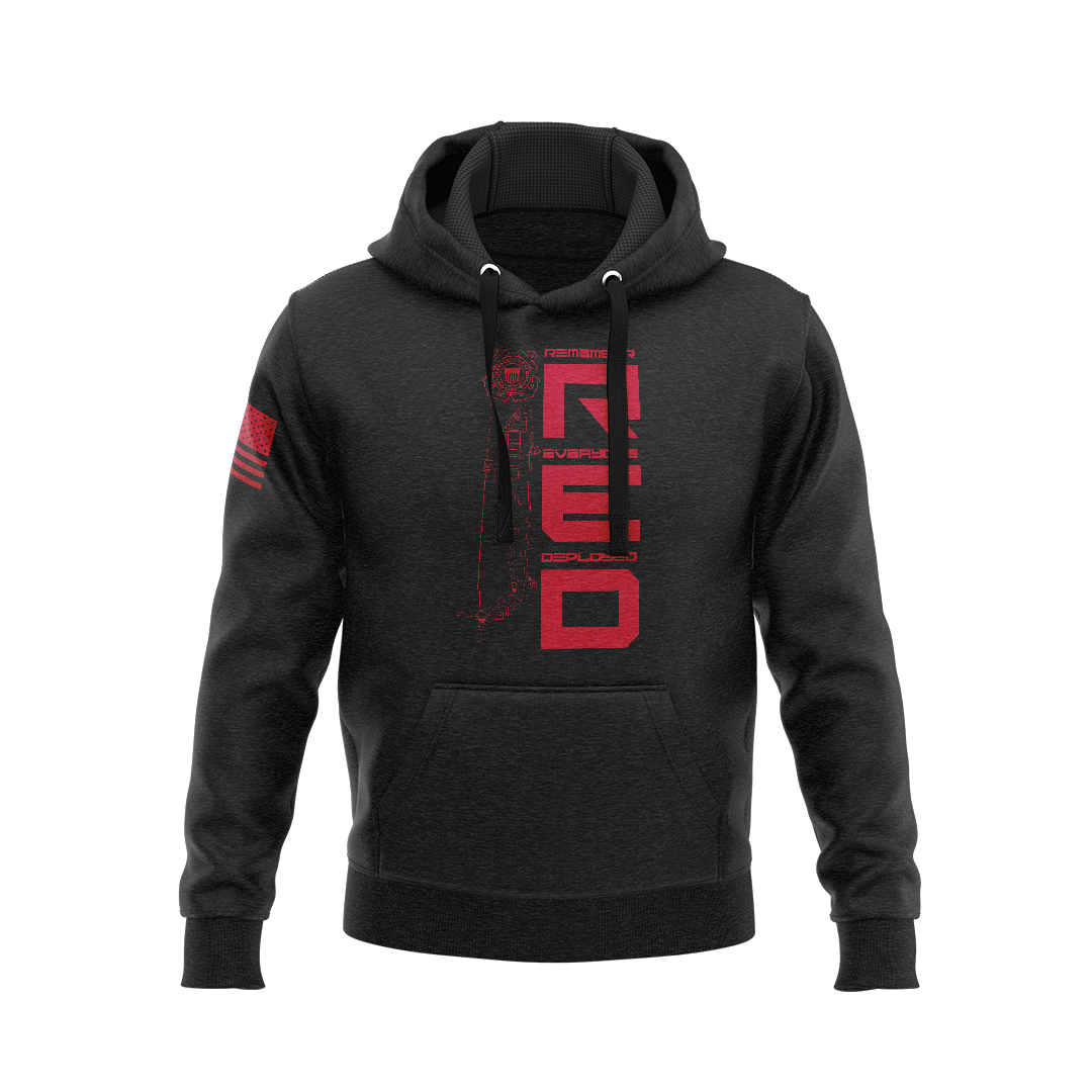 DIA Remember Everyone Deployed R.E.D. USCG Edition Hoodie