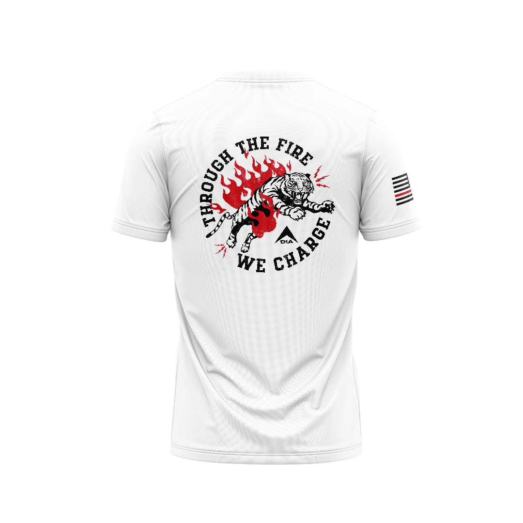 DIA Through the Fire We Charge Men's Tee Shirt