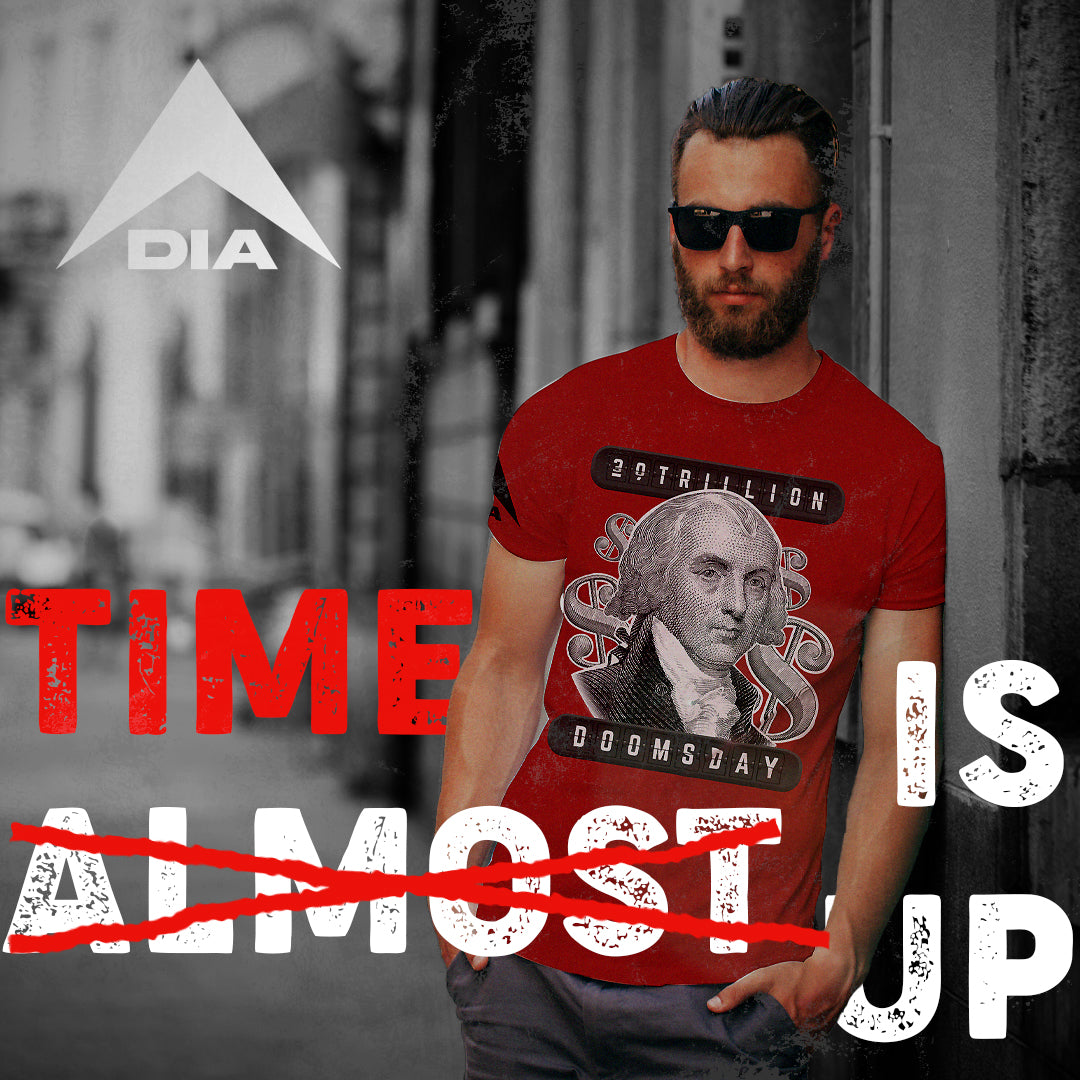 DIA Demand Better Doomsday Debt Mens T-Shirt