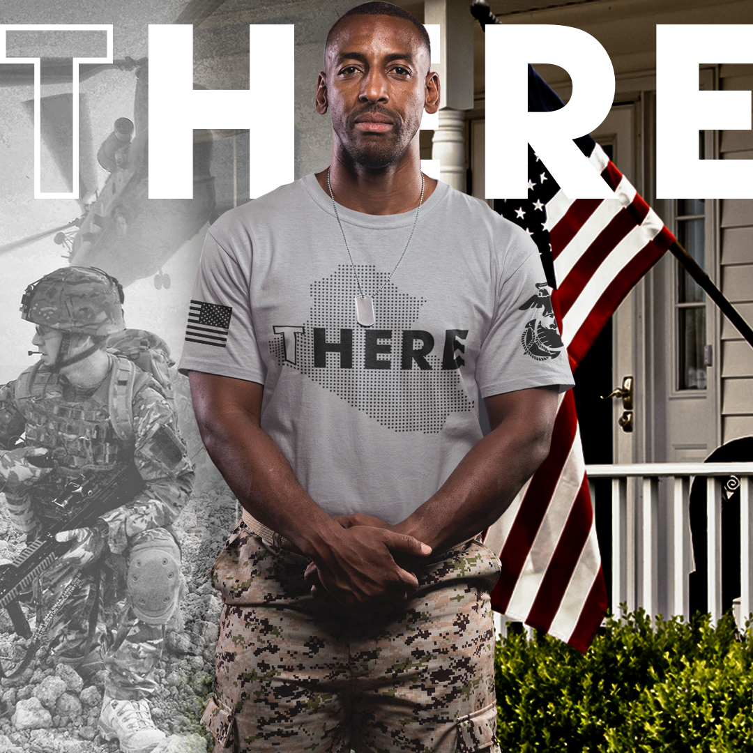 DIA T/HERE Veteran Mental Health Awareness Mens T-Shirt