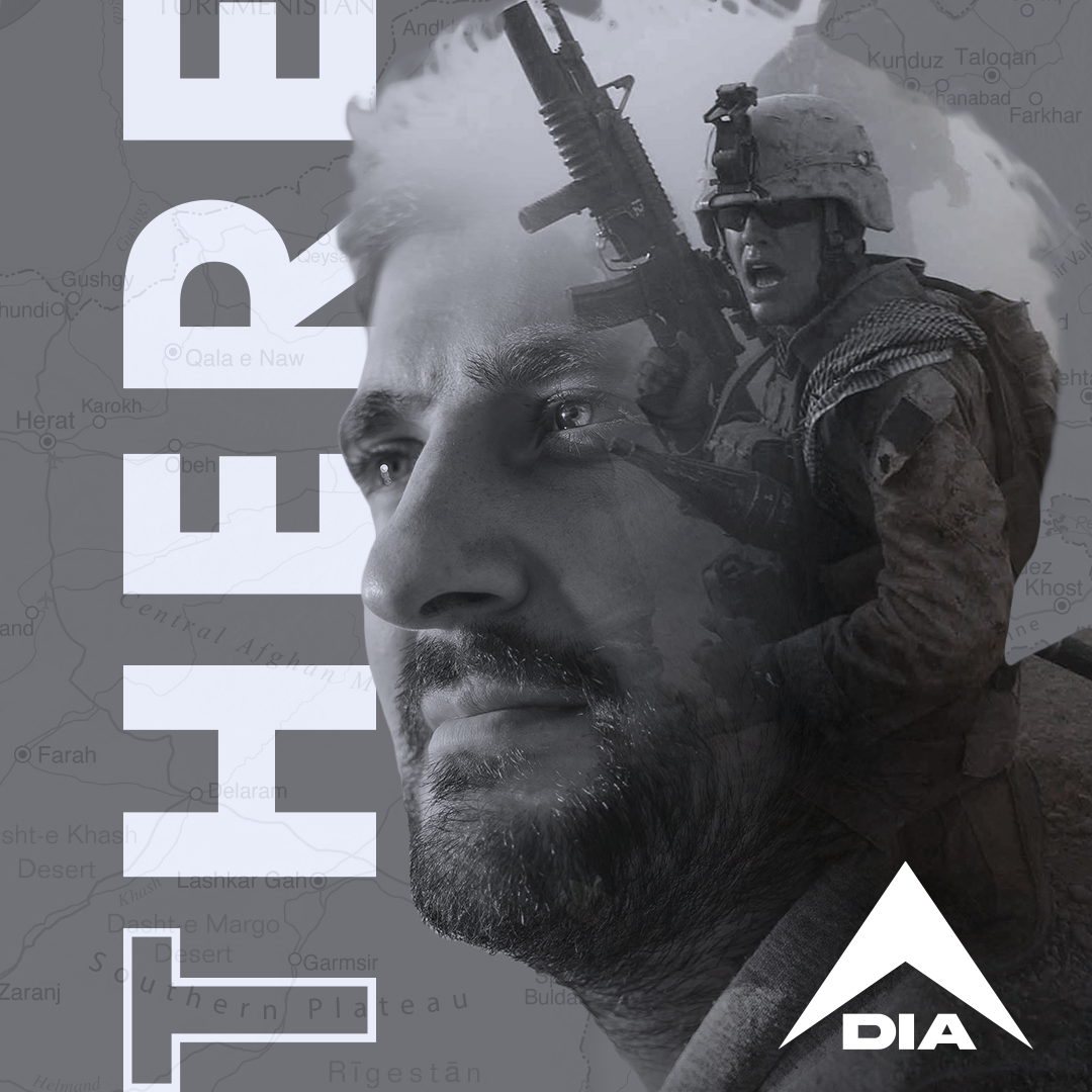DIA T/HERE Veteran Mental Health Awareness Mens T-Shirt