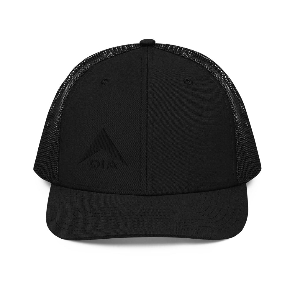 DIA Stealth Trucker Hat - Black on Black - Men & Women - Goals Not Included