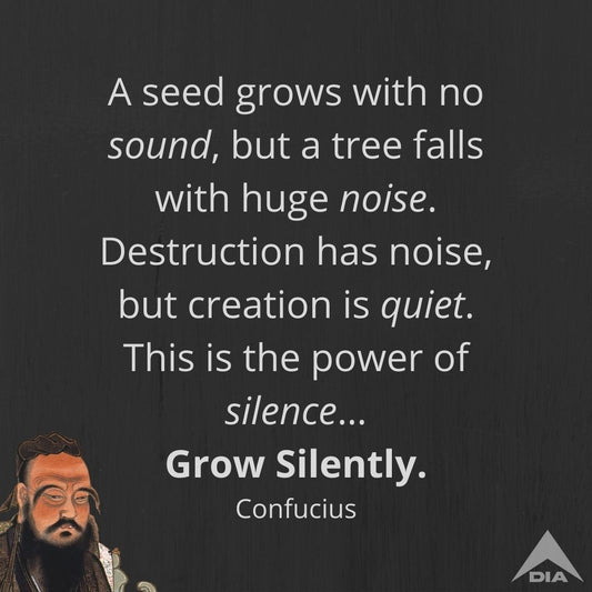 DIA Thursday Thoughts | Grow Silently