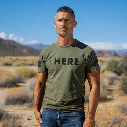 DIA T/HERE Veteran Mental Health Awareness Mens T-Shirt