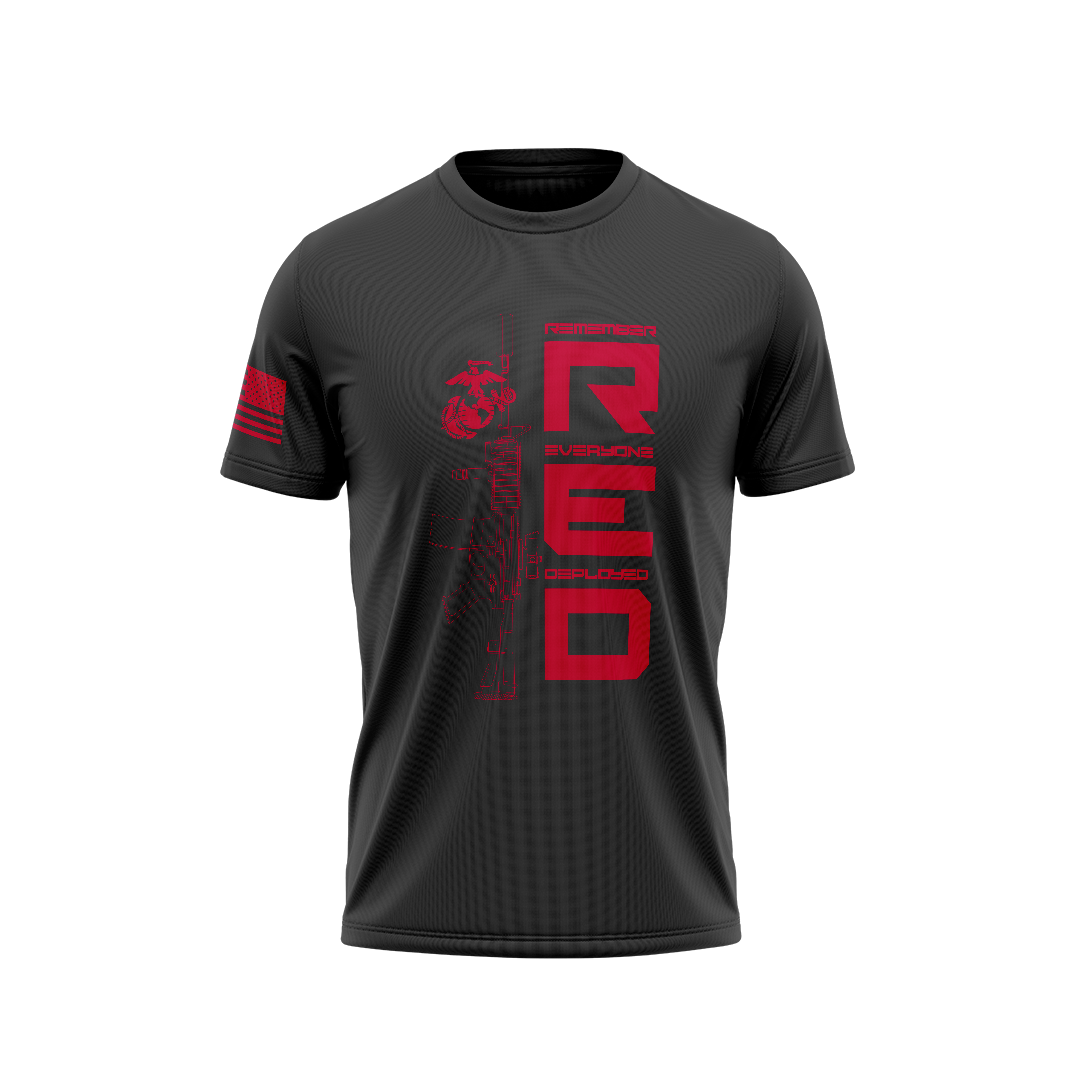 DIA Remember Everyone Deployed R.E.D. USMC Edition T-Shirt
