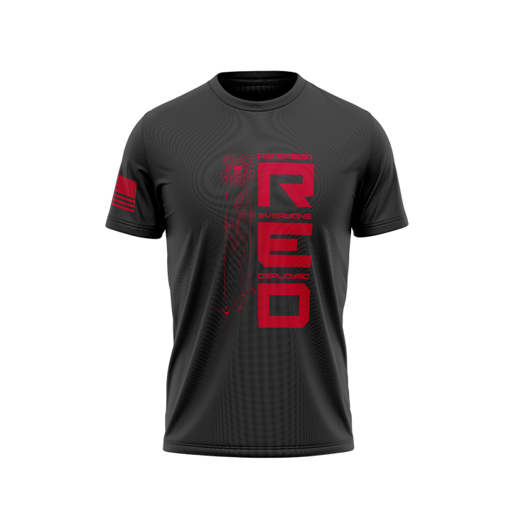 DIA Remember Everyone Deployed R.E.D. USCG Edition T-Shirt