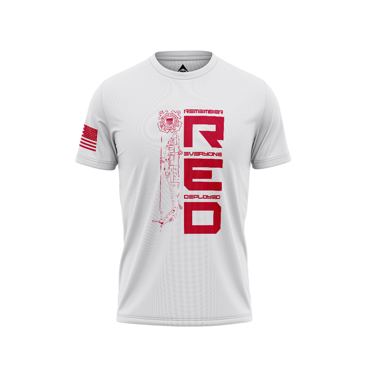 DIA Remember Everyone Deployed R.E.D. USCG Edition T-Shirt