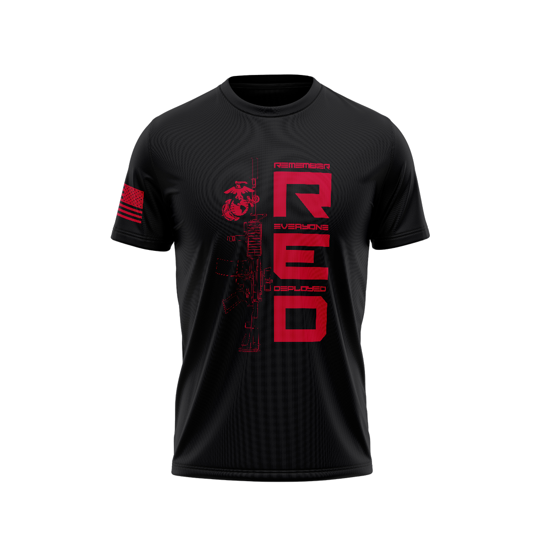 DIA Remember Everyone Deployed R.E.D. USMC Edition T-Shirt