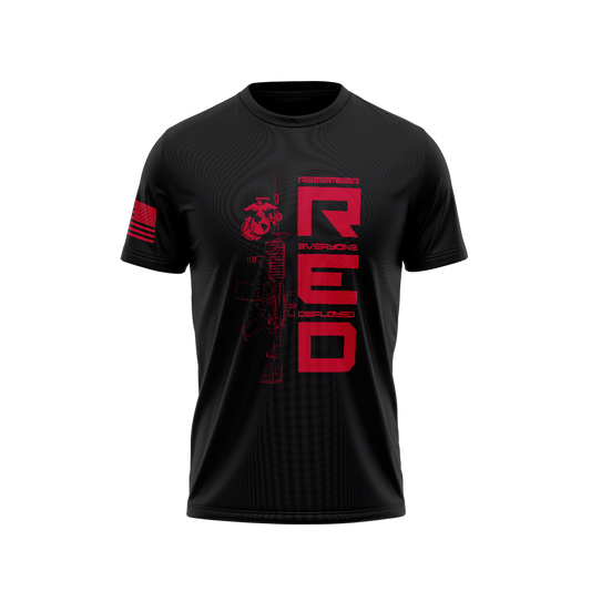 DIA Remember Everyone Deployed R.E.D. USMC Edition T-Shirt