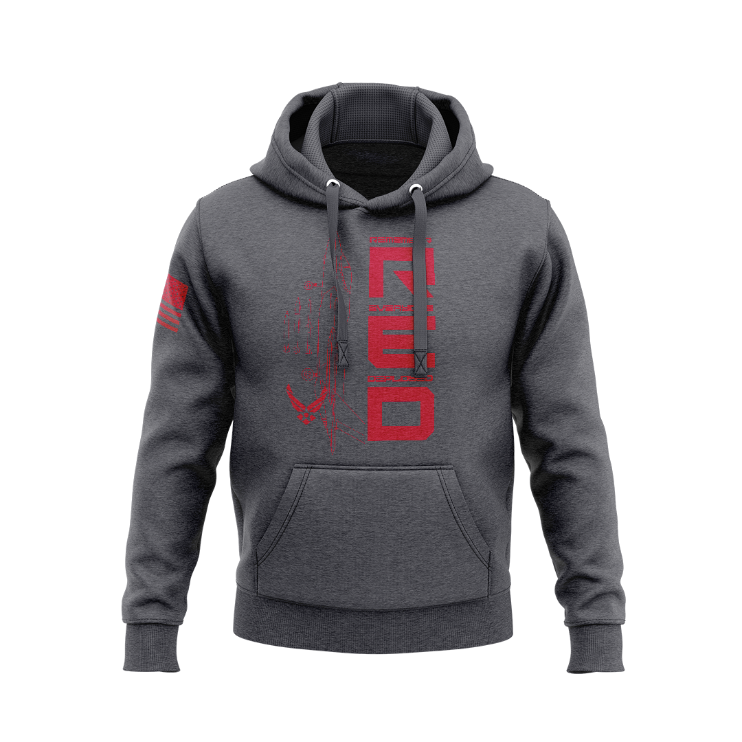 DIA Remember Everyone Deployed R.E.D. Air Force Edition Hoodie