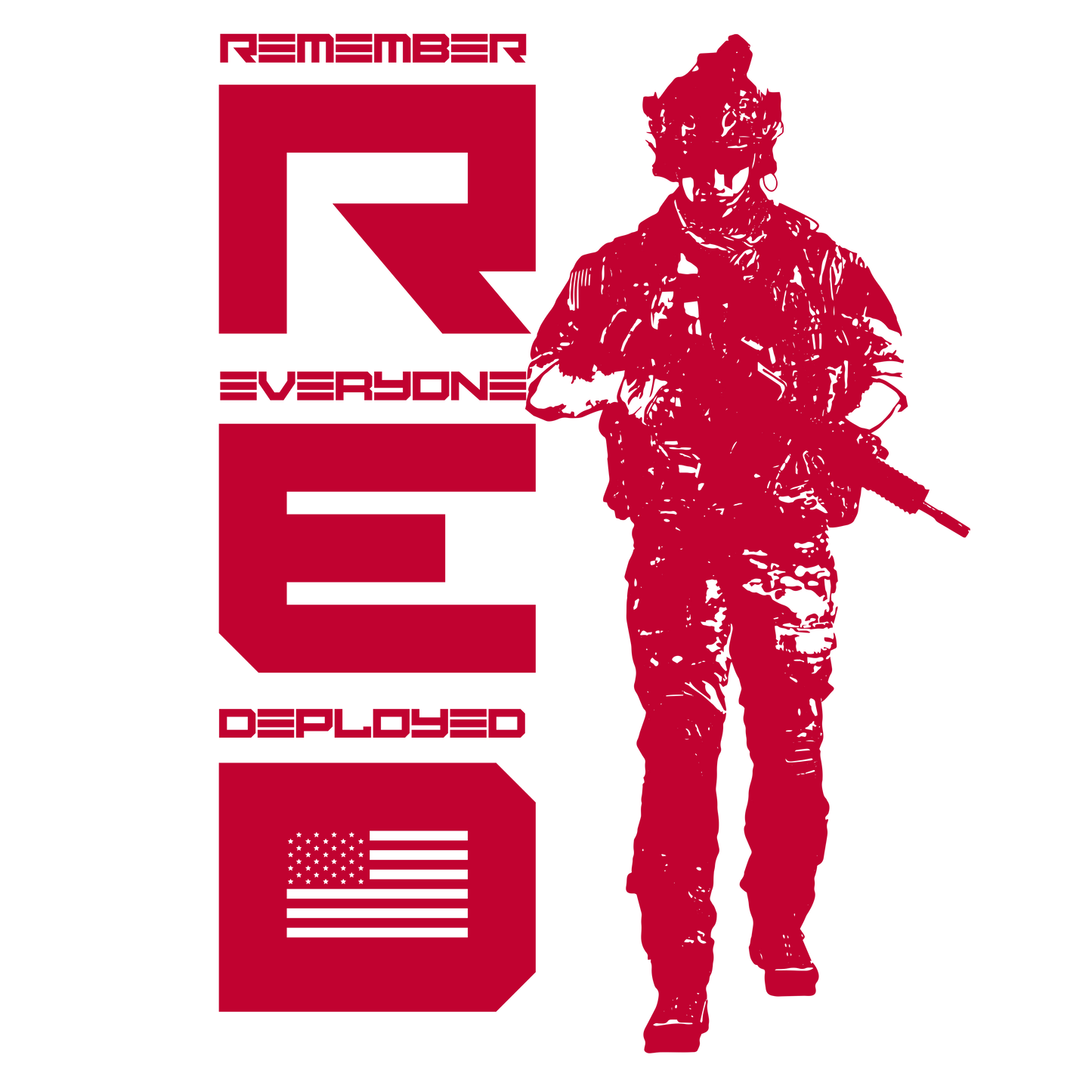 DIA Remember Everyone Deployed R.E.D. T-Shirt