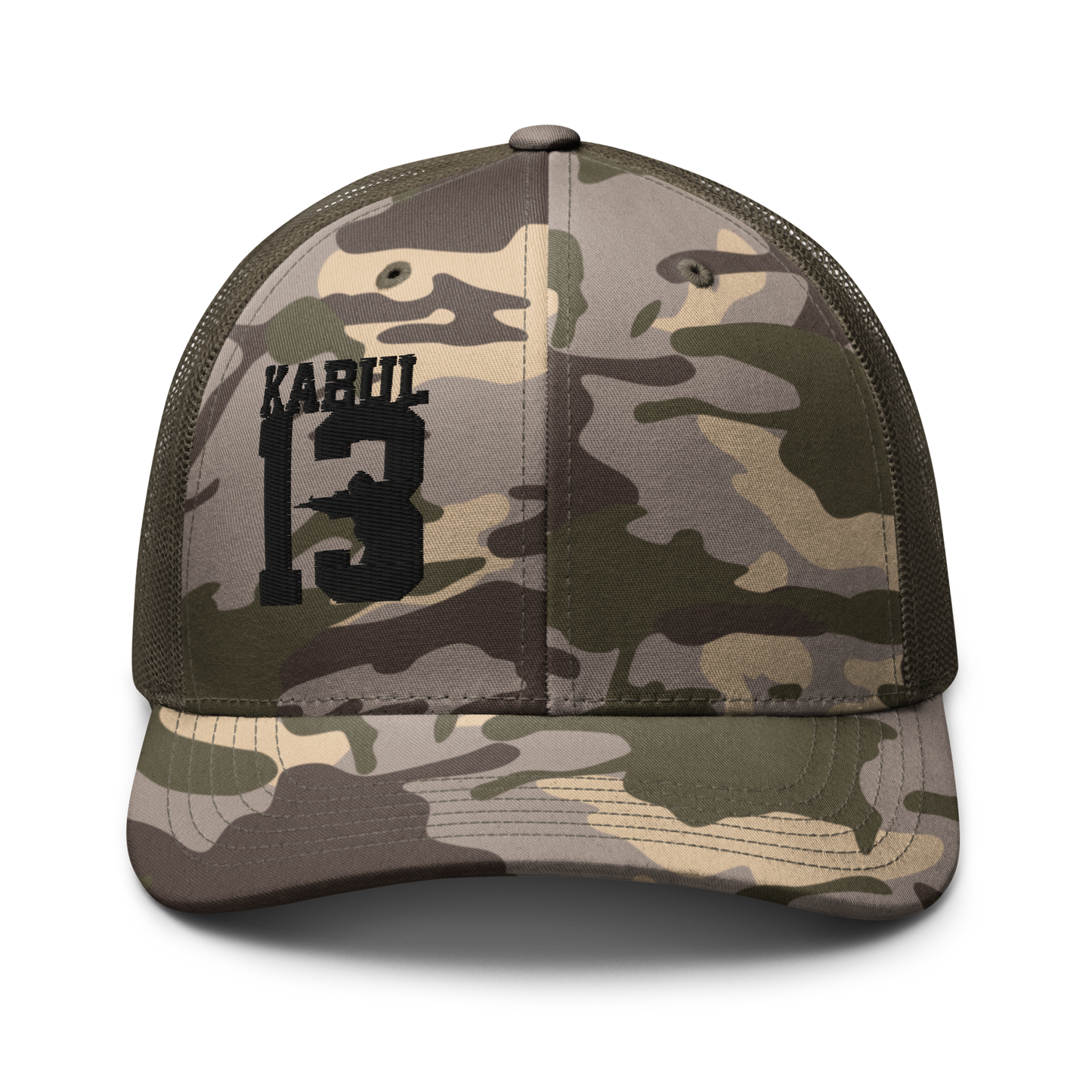DIA Kabul 13 Abbey Gate Camouflage Trucker Hat