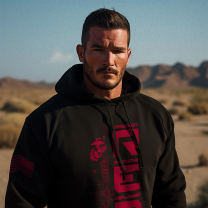 DIA Remember Everyone Deployed R.E.D. USMC Edition Hoodie