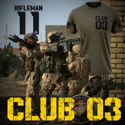 DIA USMC Club 03 Rifleman T-Shirt