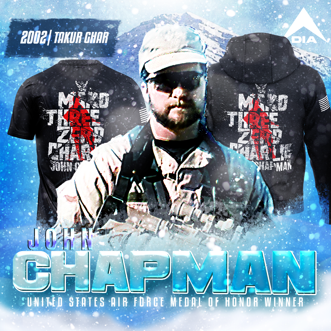 DIA Military Legends John Chapman: Mako Three Zero Charlie T-Shirt