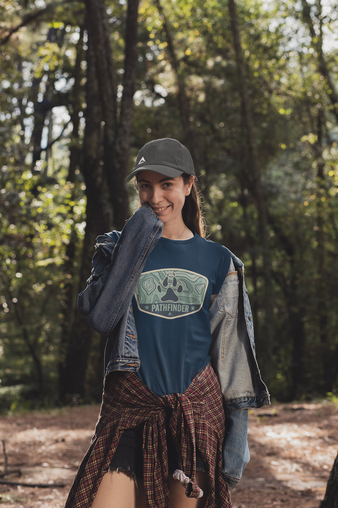 DIA Pathfinder Tracker T-Shirt | Heather Prism Dusty Blue | Men & Women | Track Down Greatness | Your Plan, Your Rules | Camping & Hiking