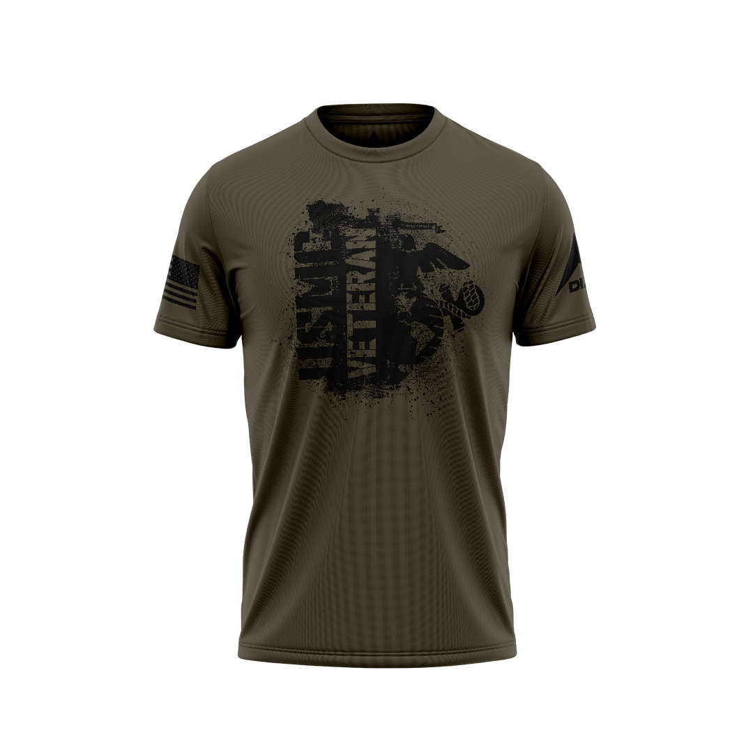 DIA Distressed USMC Veteran T-Shirt