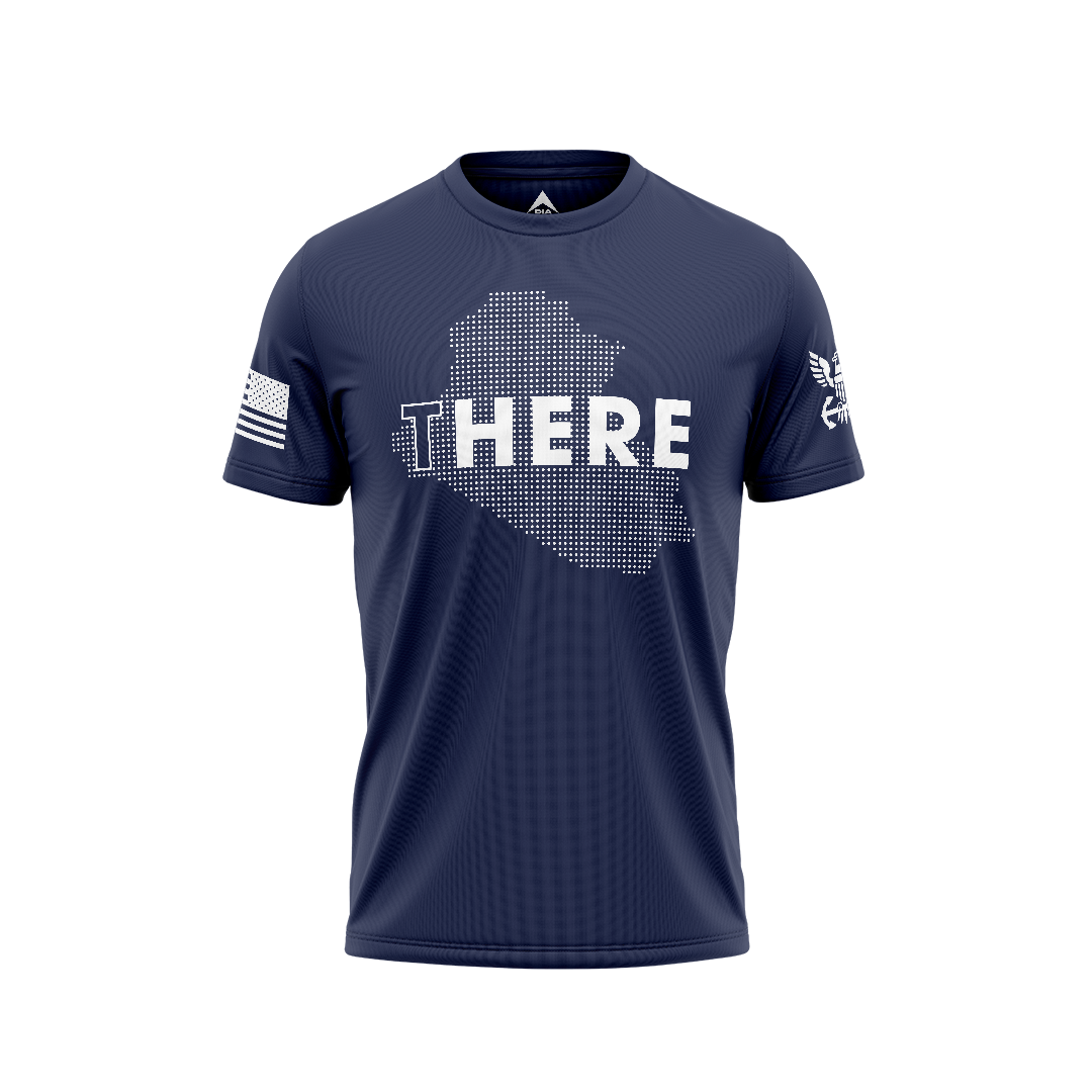 DIA T/HERE Iraq Navy Mens T-Shirt