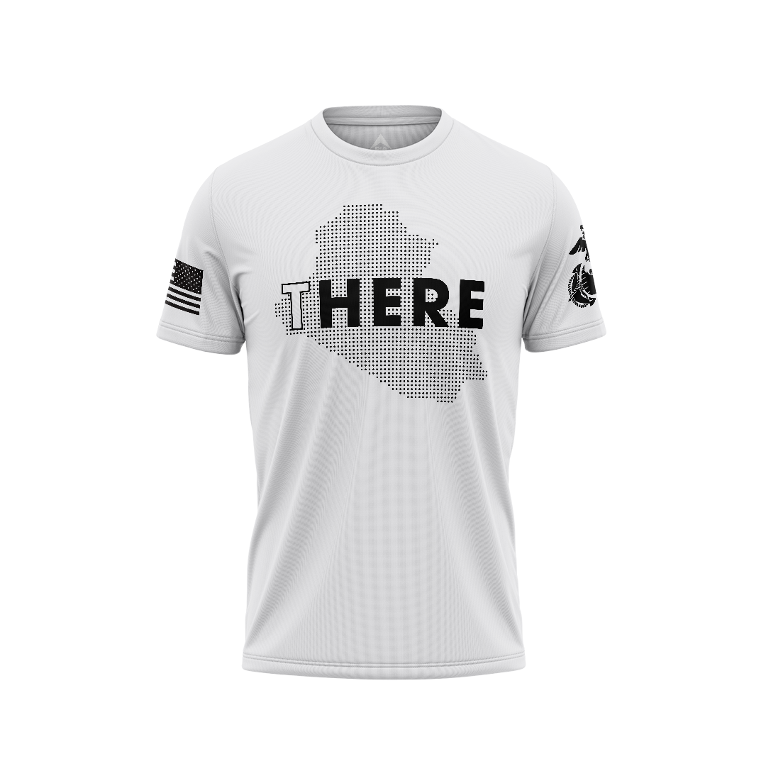 DIA T/HERE Iraq USMC Mens T-Shirt
