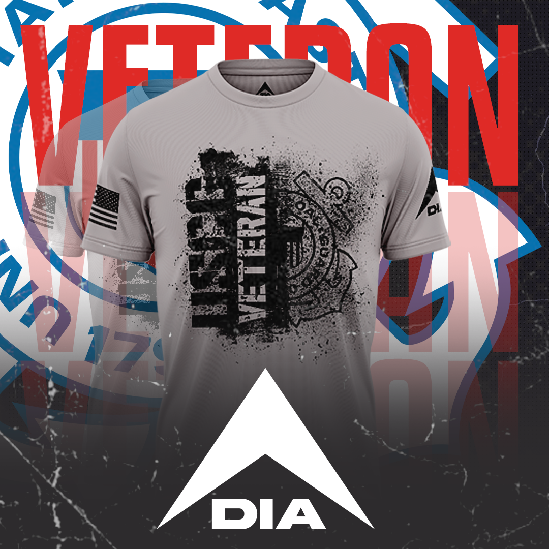 DIA Distressed USCG Veteran T-shirt