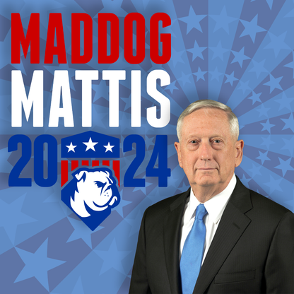 DIA Military Legends Maddog Mattis 2024 Mens T-Shirt