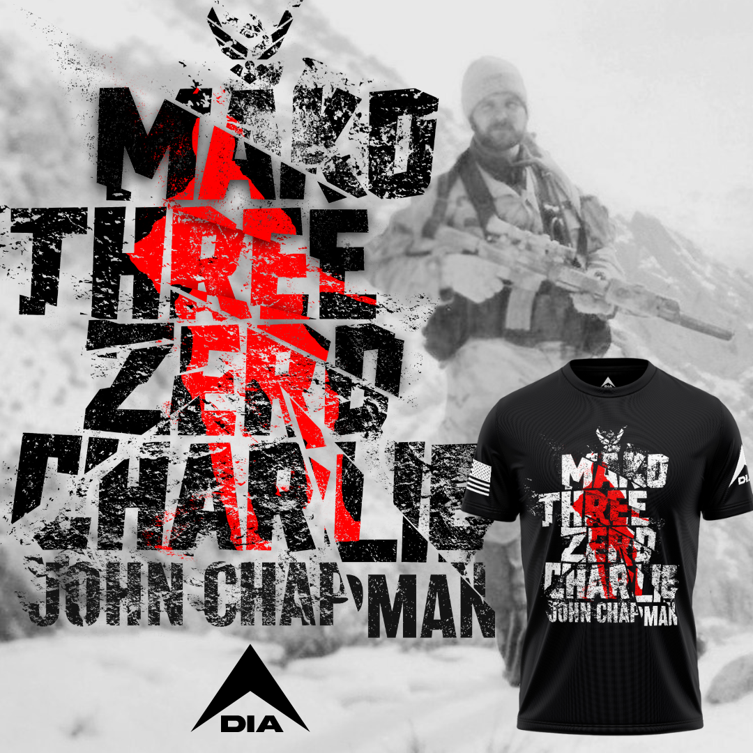 DIA Military Legends John Chapman: Mako Three Zero Charlie T-Shirt