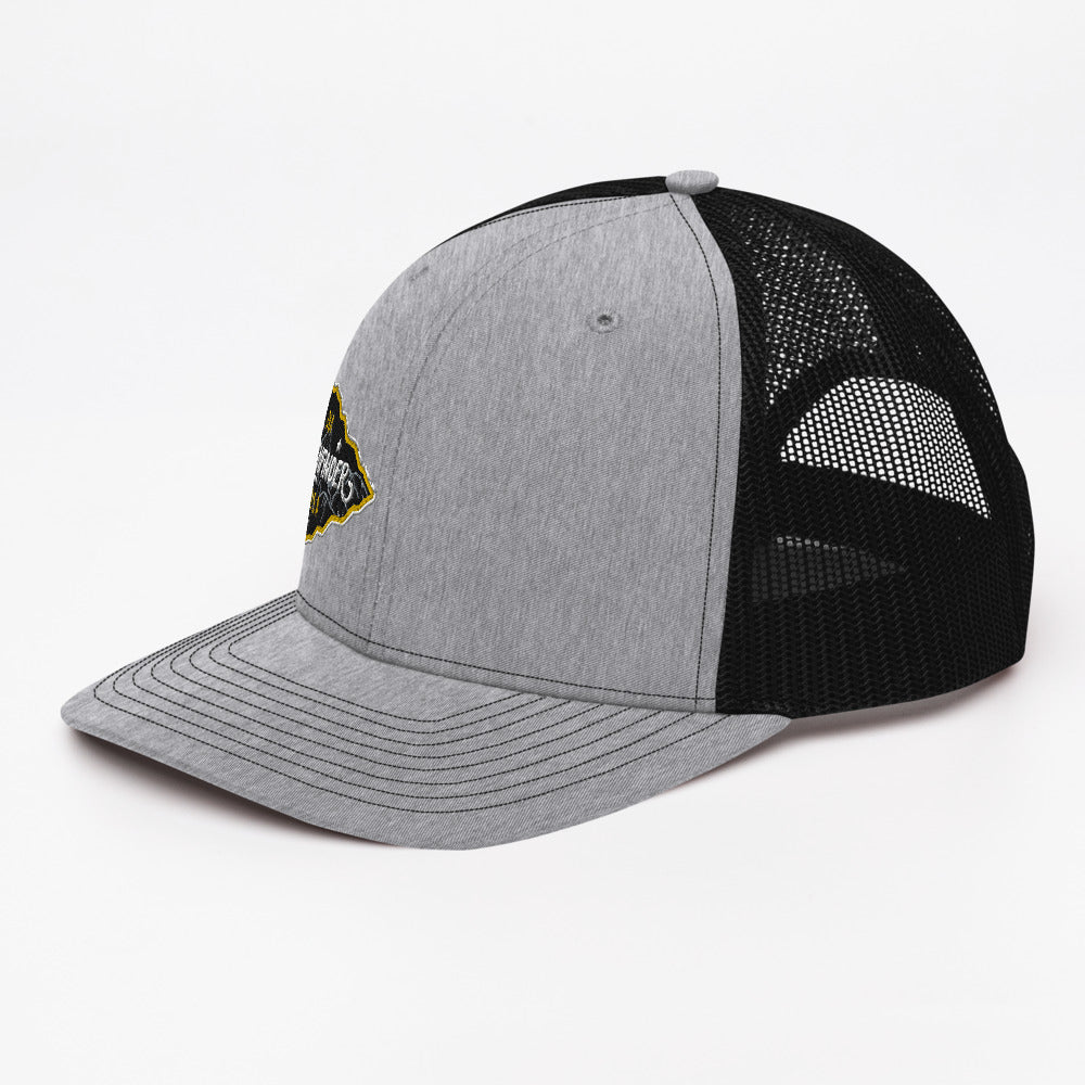 DIA Pathfinder Trucker Cap | Heather Gray/Black | Men & Women | The Trucker Cap To Blaze Your Own Path to Greatness | Right