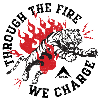 DIA Through the Fire We Charge Men's Tee Shirt