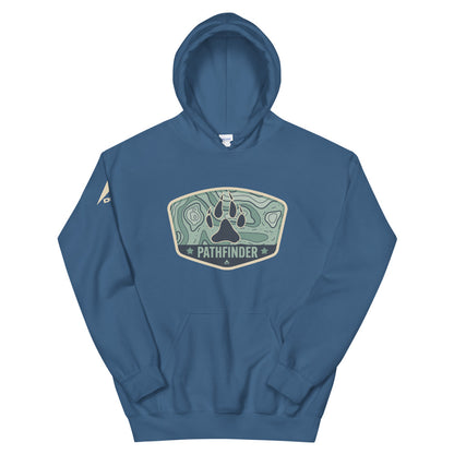 DIA Pathfinder Tracker Hoodie | Indigo Blue | Men & Women | Track Down Greatness | Your Plan, Your Rules