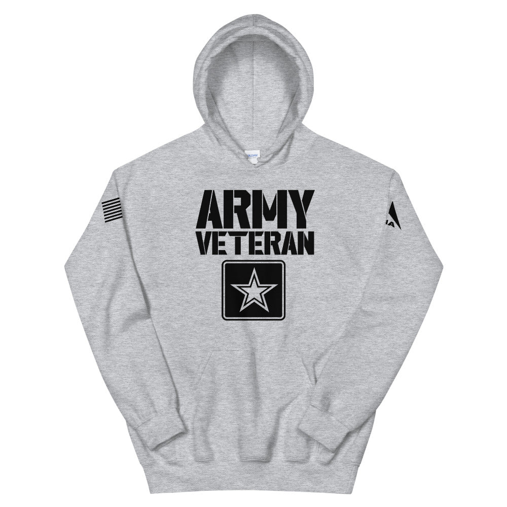 DIA United States Army Veteran Hoodie | Sport Gray | Men & Women | An Army for Freedom | This We’ll Defend