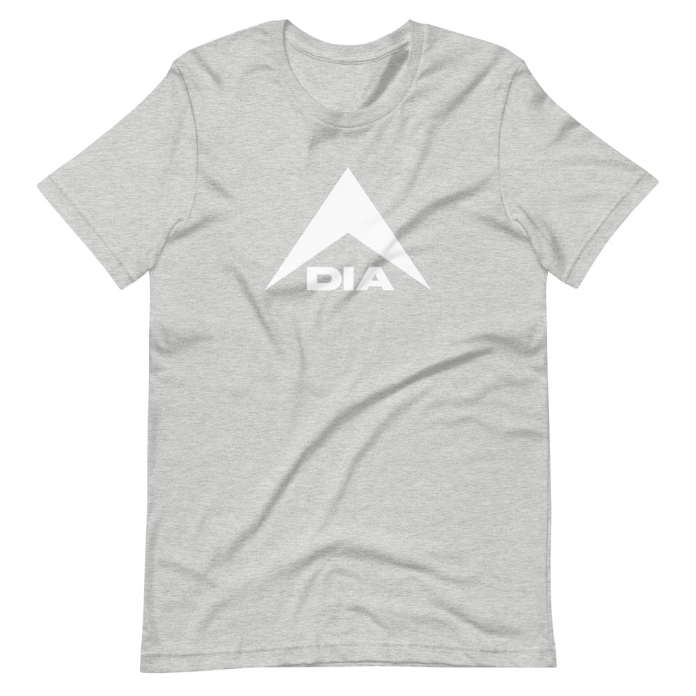 DIA Logo T-Shirt - Athletic Heather Gray - Men & Women