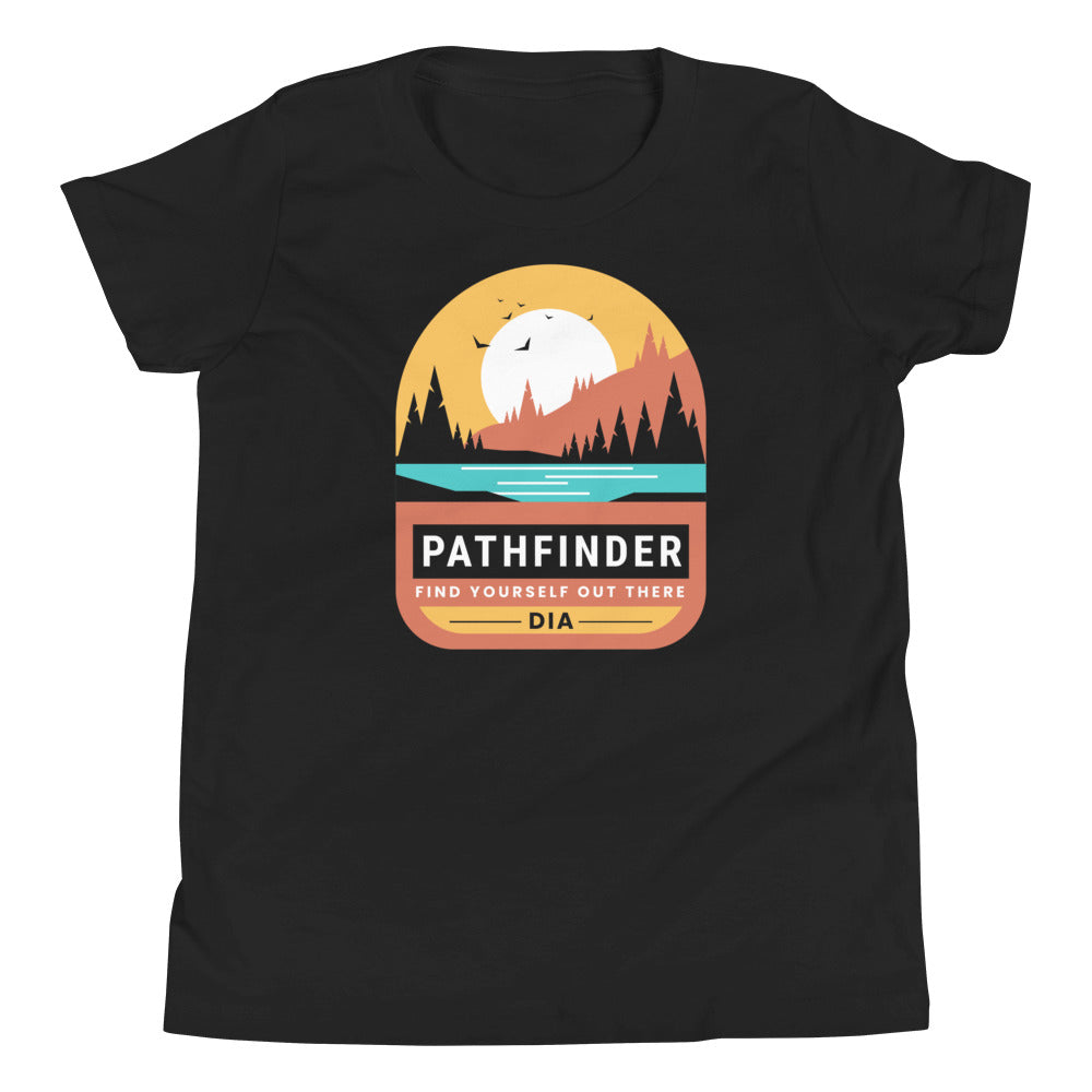 DIA Kids Pathfinder Find your Way | TShirt |T-shirt | DIA KIDS | Find Yourself Out There | Black