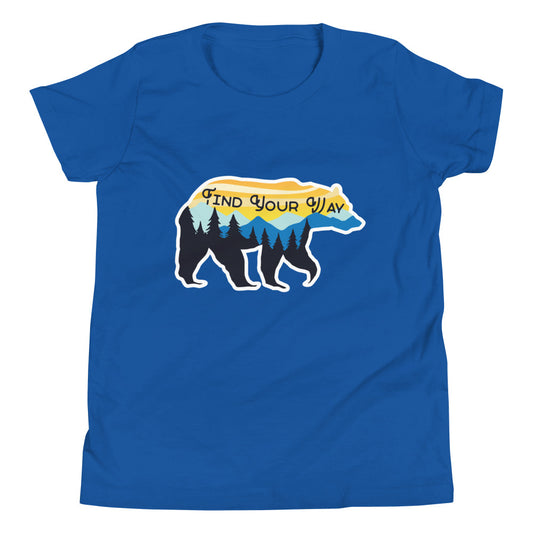 DIA Kids Pathfinder Find your Way | TShirt |T-shirt | DIA KIDS | Bear | Royal